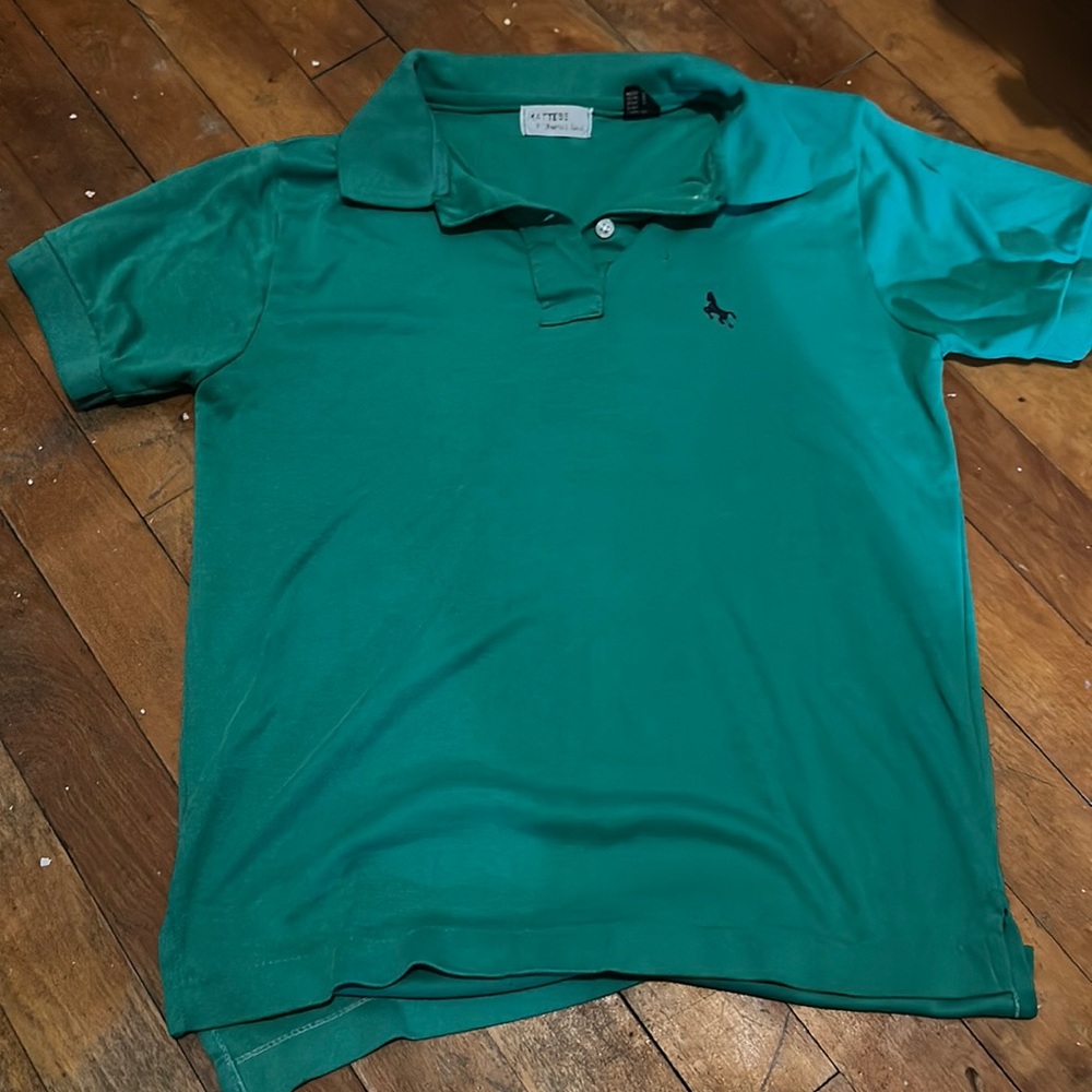 Mátese By French Rose size medium green polo shirt